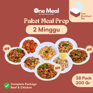 Paket Meal-Prep 2 Minggu Lauk Marinasi Frozen 28 Pack 200 Gram