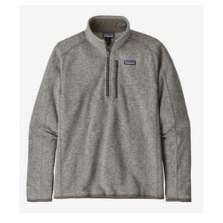 Men's Patagonia 1/4 Zip Sweater - Grey