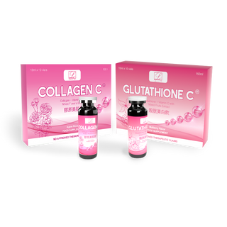 Twin Combo - 1 Box of Glutathione-C + 1 Box Collagen-C (FREE Shipping)