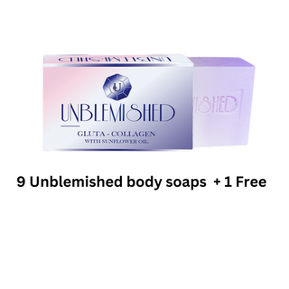 Unblemished Soap 9 + 1 Free Soap Promo (FREE Shipping)