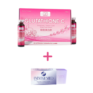 (Promo) One (1) Box Glutathion - C with FREE 1 Unblemished Body Soap (FREE Shipping)