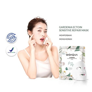 BIO AQUA Masker Gardenia Ectoin Sensitive 