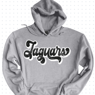 Vintage Jaguars Gray Hoodie